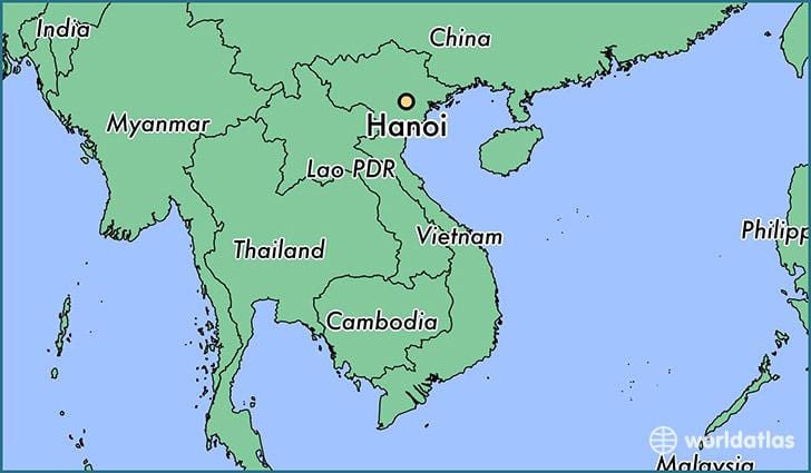 Kort af hondúras 