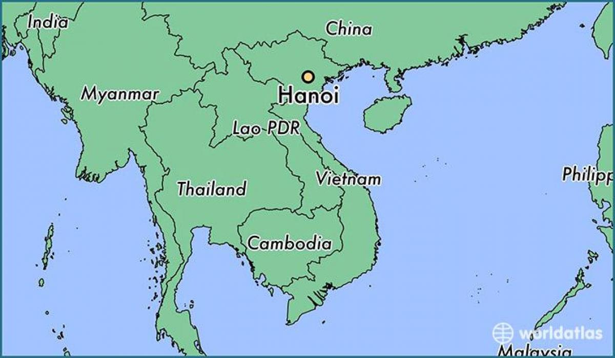 Kort af hondúras 