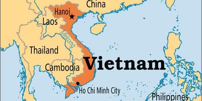 Kort af hanoi staðsetningu