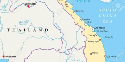 Hanoi kort með staðsetningu
